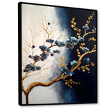Blue Cherry Blossom Branch VI