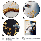 Blue Cherry Blossom Branch VI