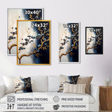 Blue Cherry Blossom Branch VI