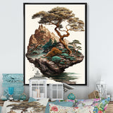 Bonsai Tree On A Rock II