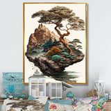Bonsai Tree On A Rock II