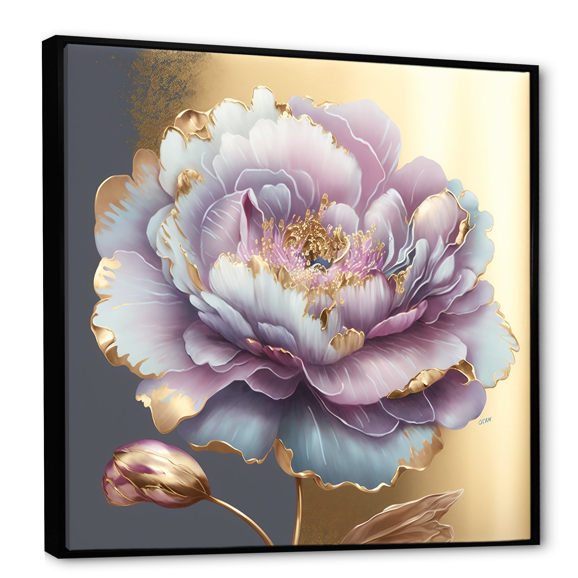 Purple Hue Single Flower I