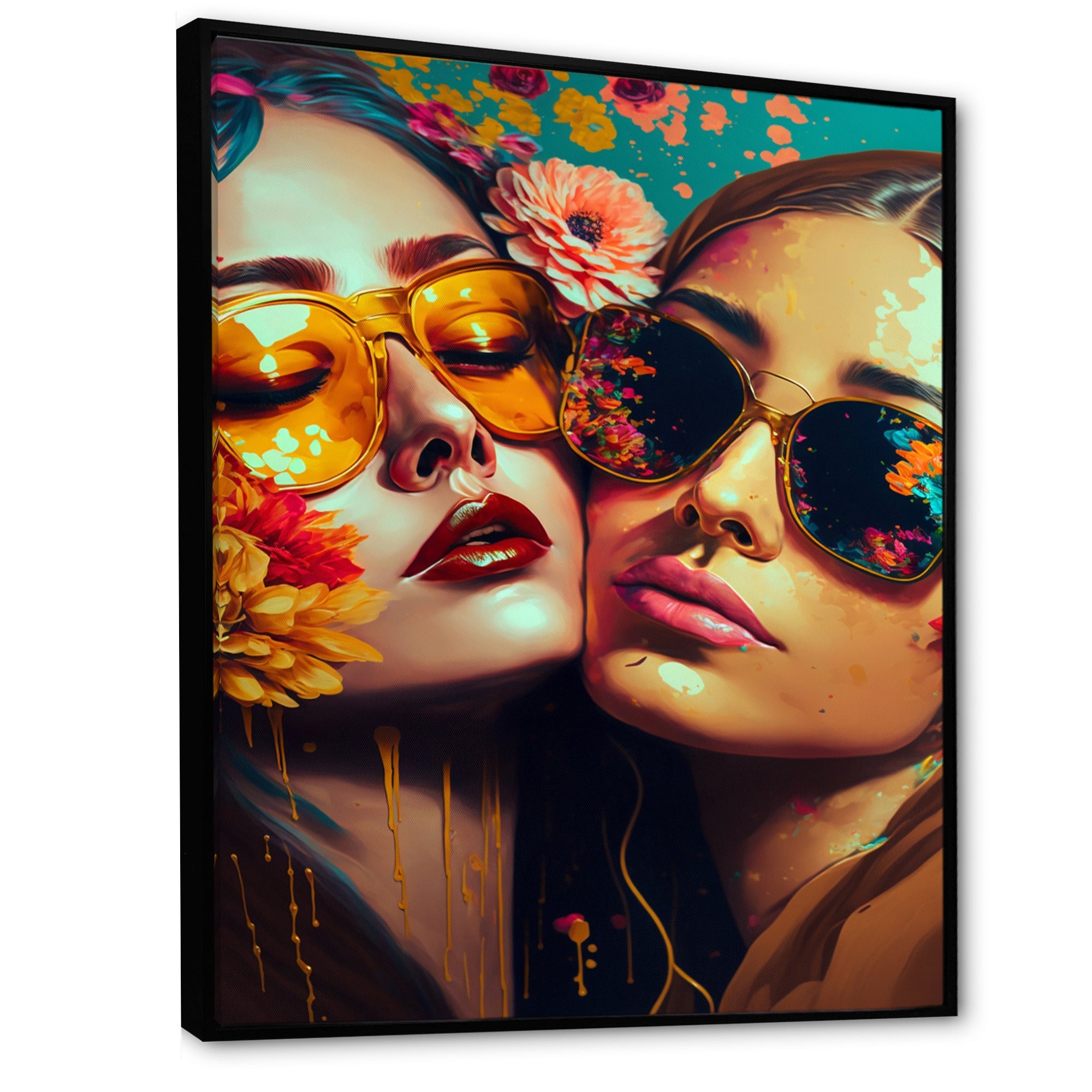 Stylish Women Kissing III