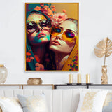 Stylish Women Kissing IV