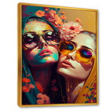 Stylish Women Kissing IV