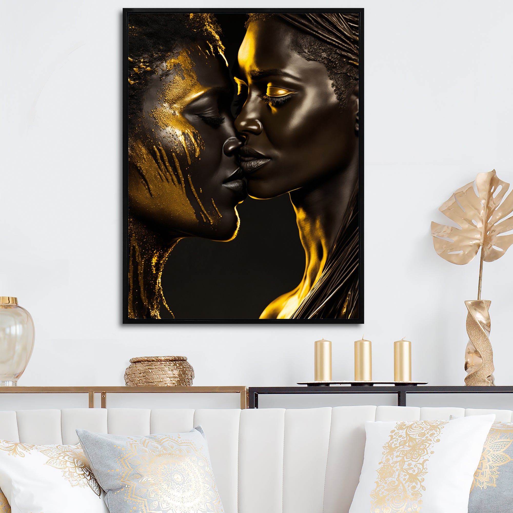 Woman And Her Spirit Animal