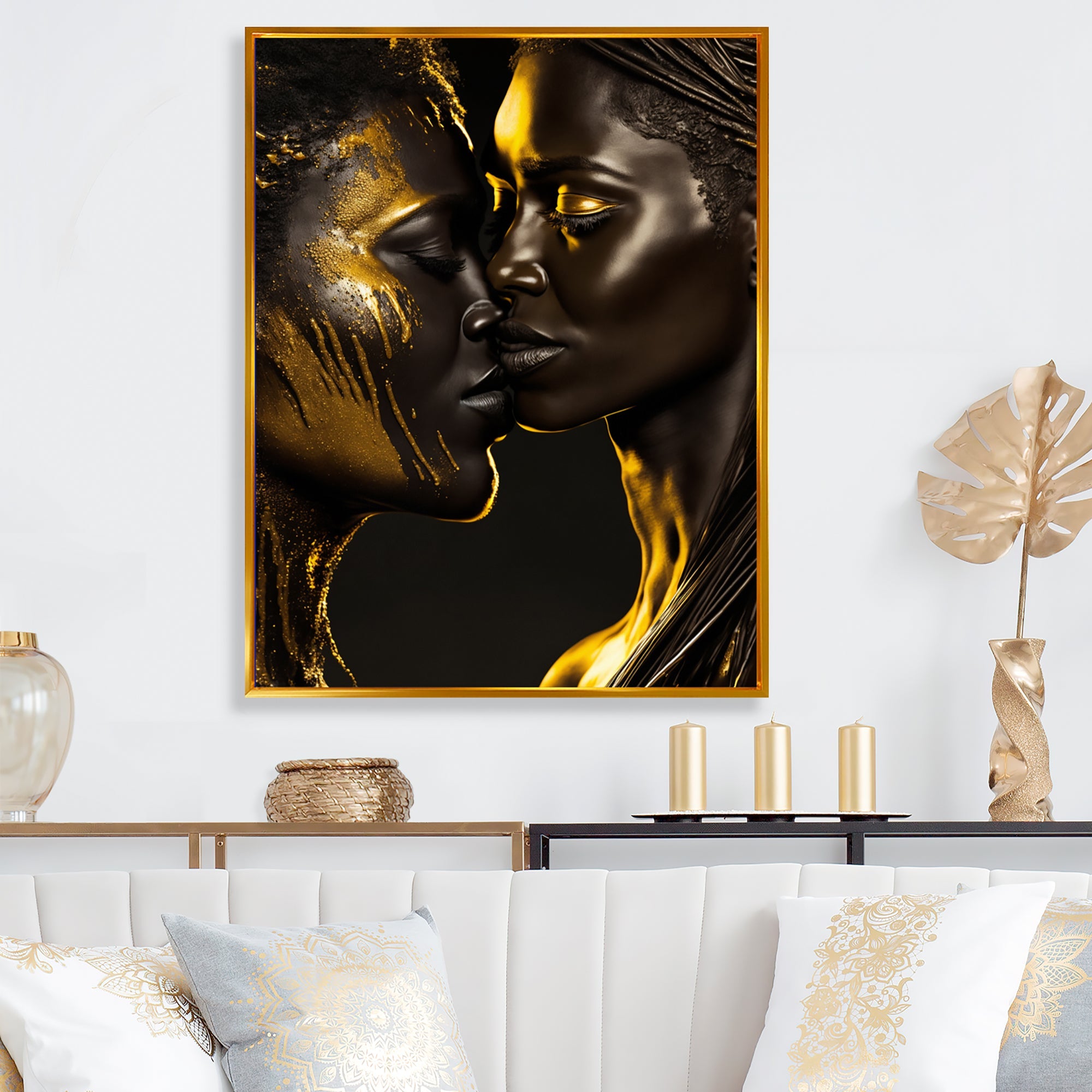 Woman And Her Spirit Animal