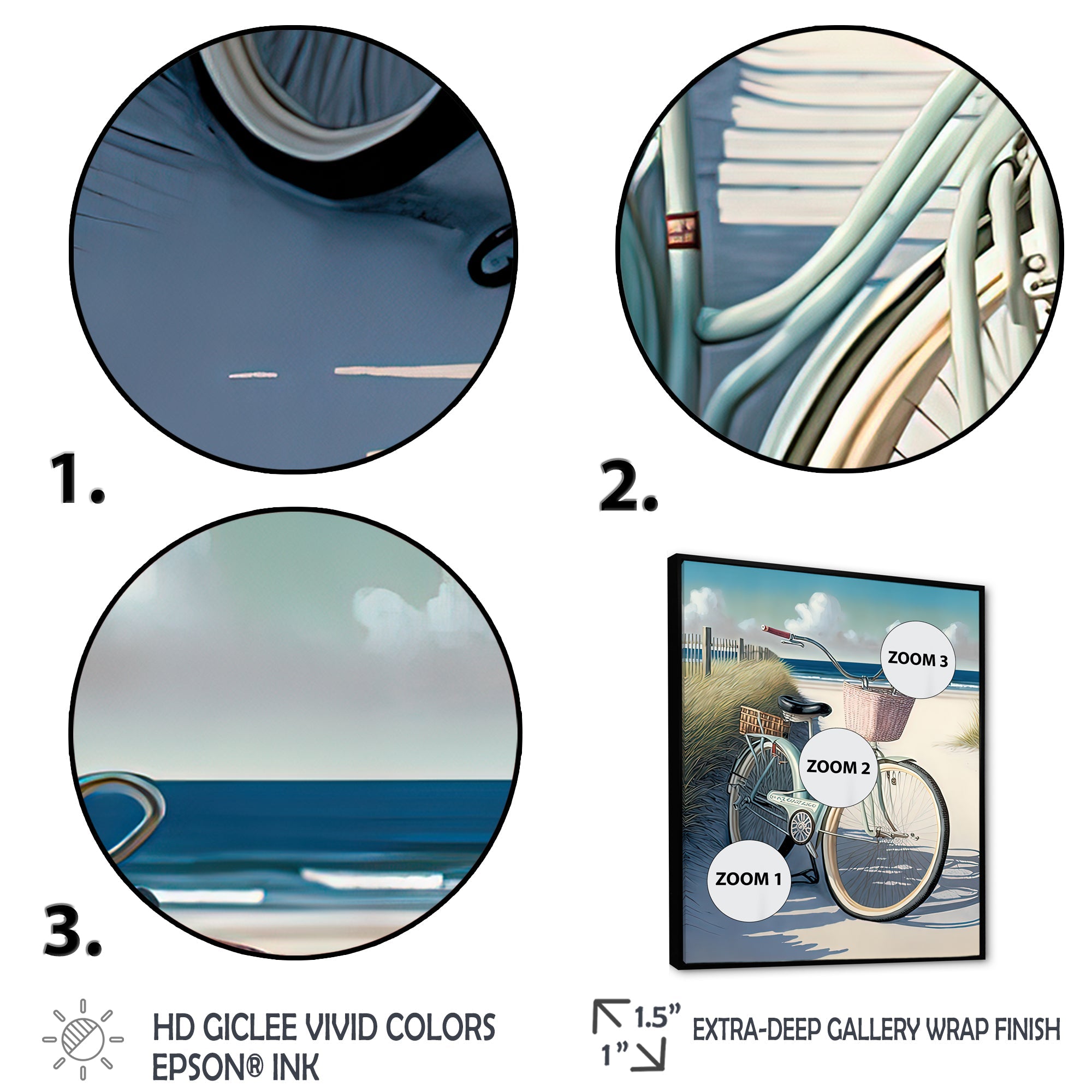 Bicycle At The Beach I