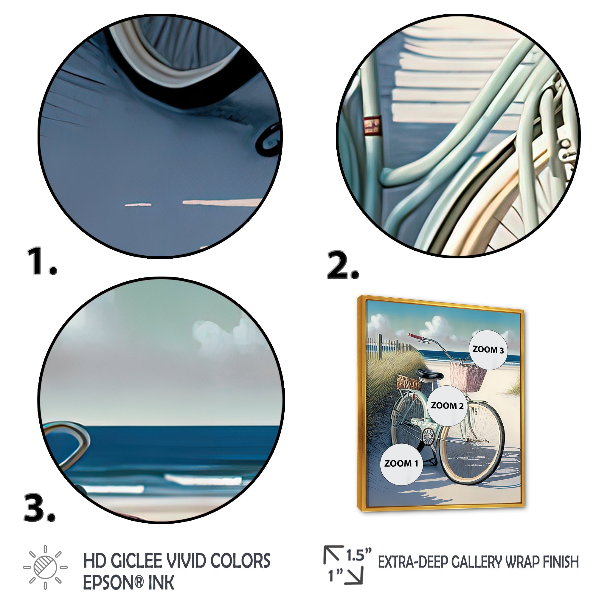 Bicycle At The Beach I