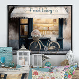Bicycle In Front A French Bakery IV
