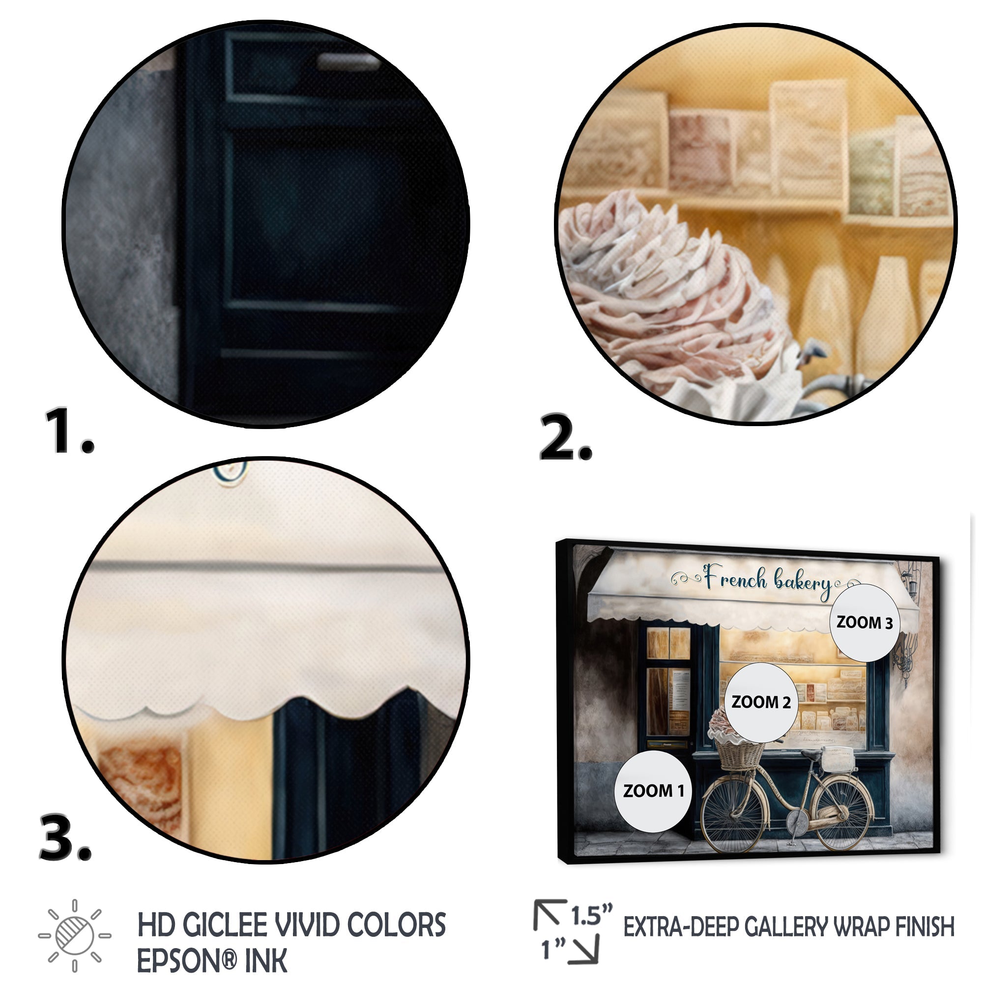 Bicycle In Front A French Bakery IV