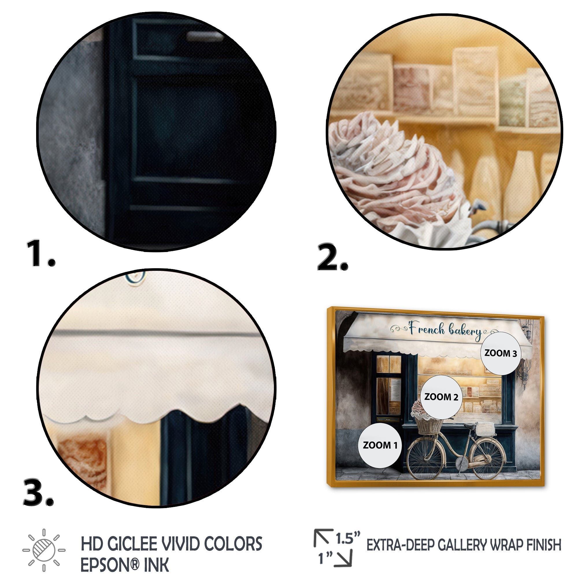 Bicycle In Front A French Bakery IV