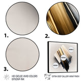 Black And Gold Cubic Expression III