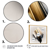 Black And Gold Cubic Expression III