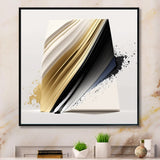 Black And Gold Cubic Expression IV