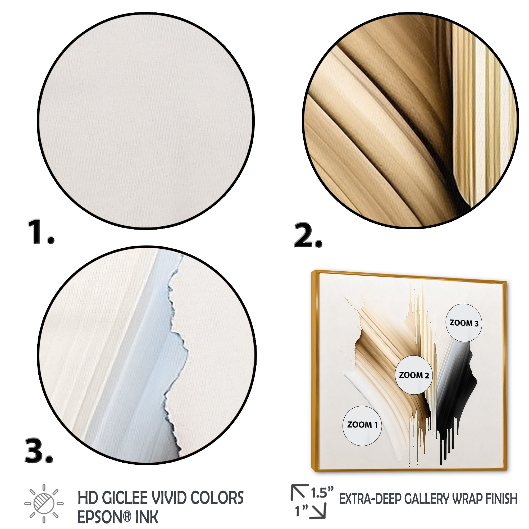 Minimalism Pink And Gold Cubic Fusion IV