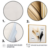 Minimalism Pink And Gold Cubic Fusion IV