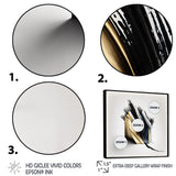 Black And Gold Cubic Expression VI