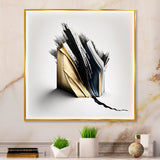 Black And Gold Cubic Expression VI