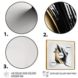 Black And Gold Cubic Expression VI