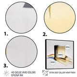 Black And Gold Cubic Expression VIII