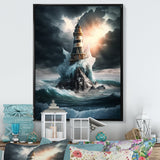 Fantasy Lighthouse In The Arctic Ocean III