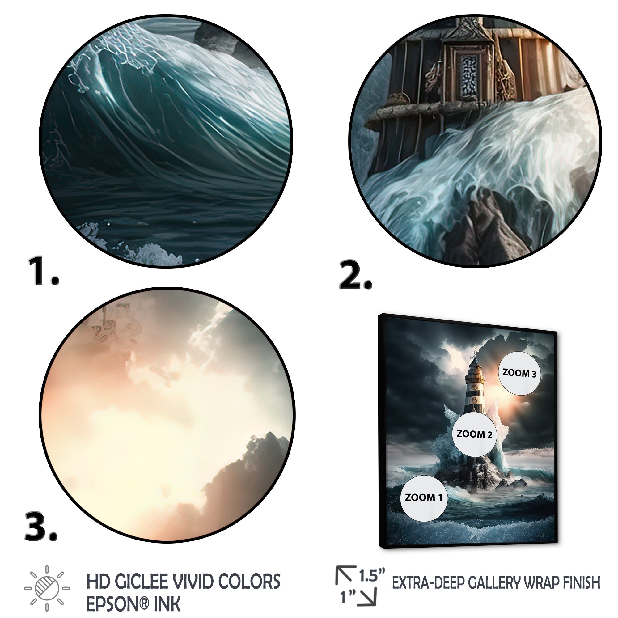 Fantasy Lighthouse In The Arctic Ocean III