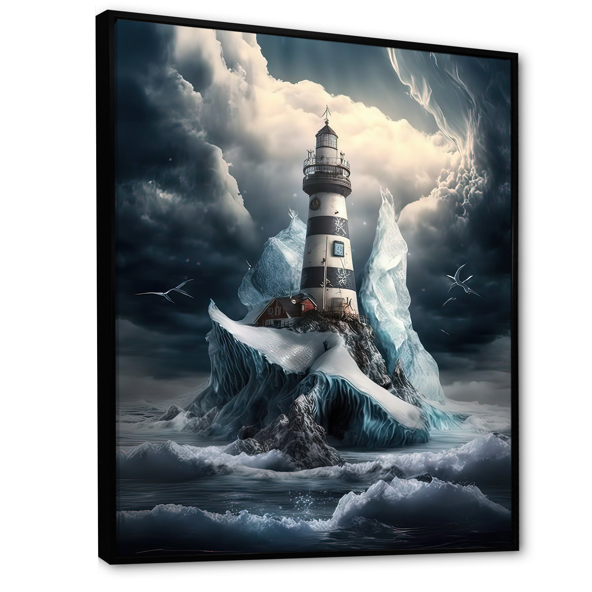 Fantasy Lighthouse In The Arctic Ocean V