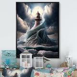 Fantasy Lighthouse In The Arctic Ocean VI
