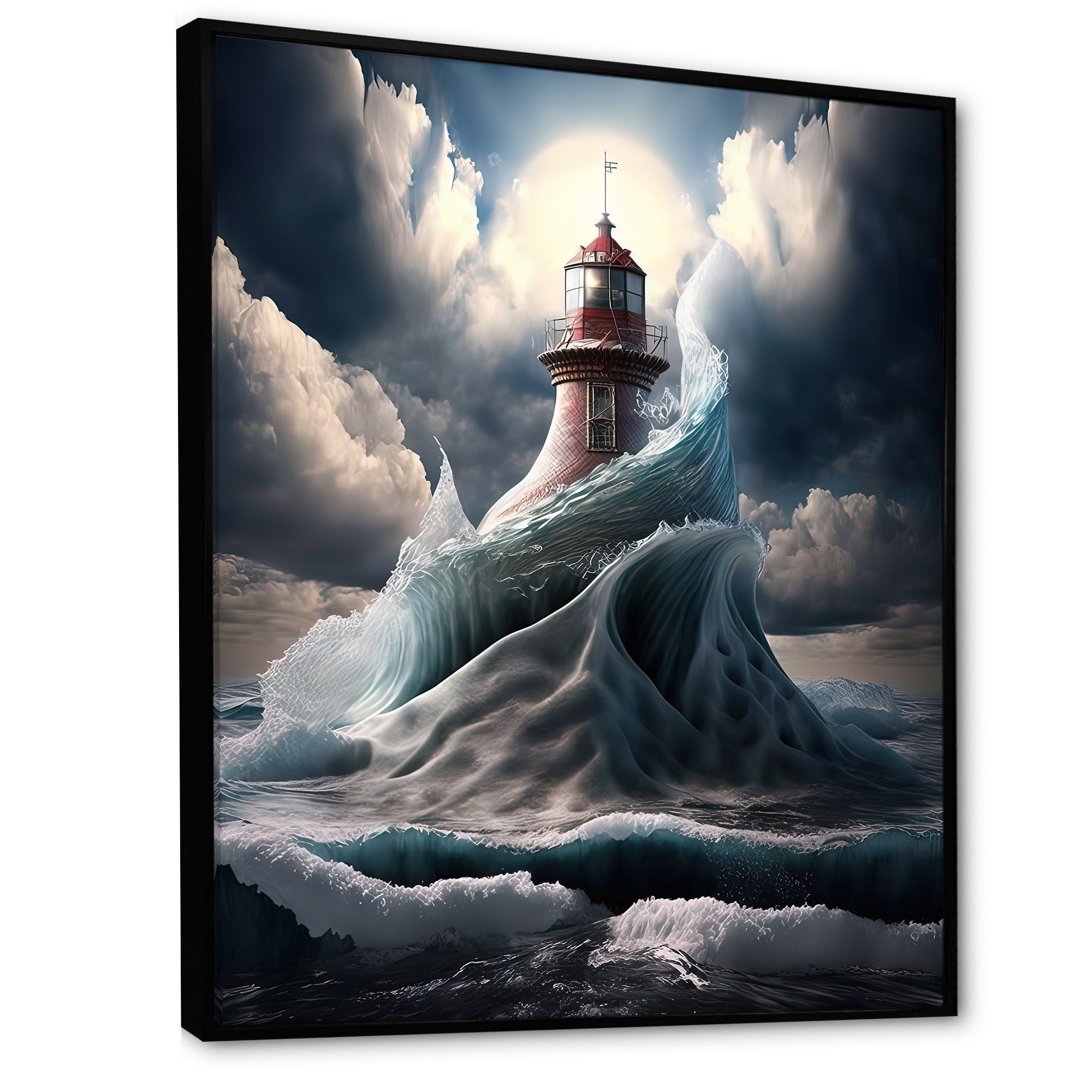 Fantasy Lighthouse In The Arctic Ocean VI