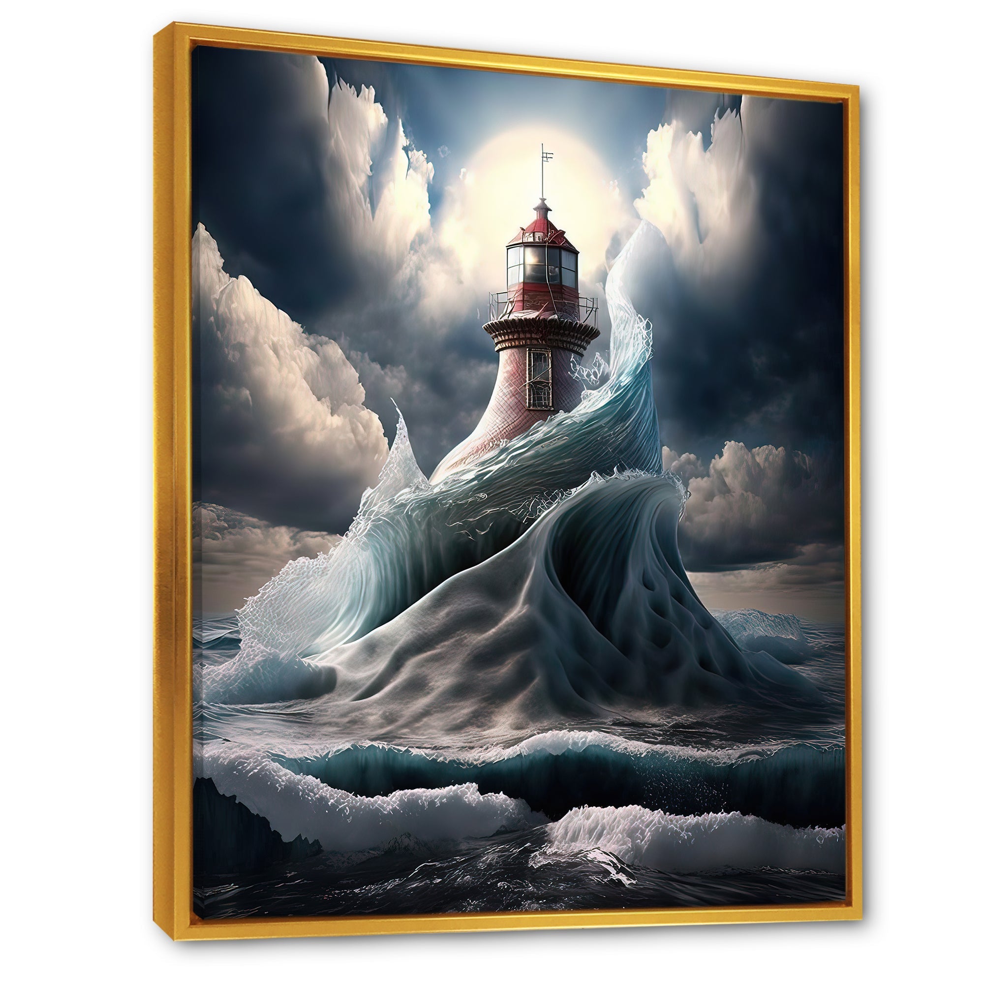 Fantasy Lighthouse In The Arctic Ocean VI