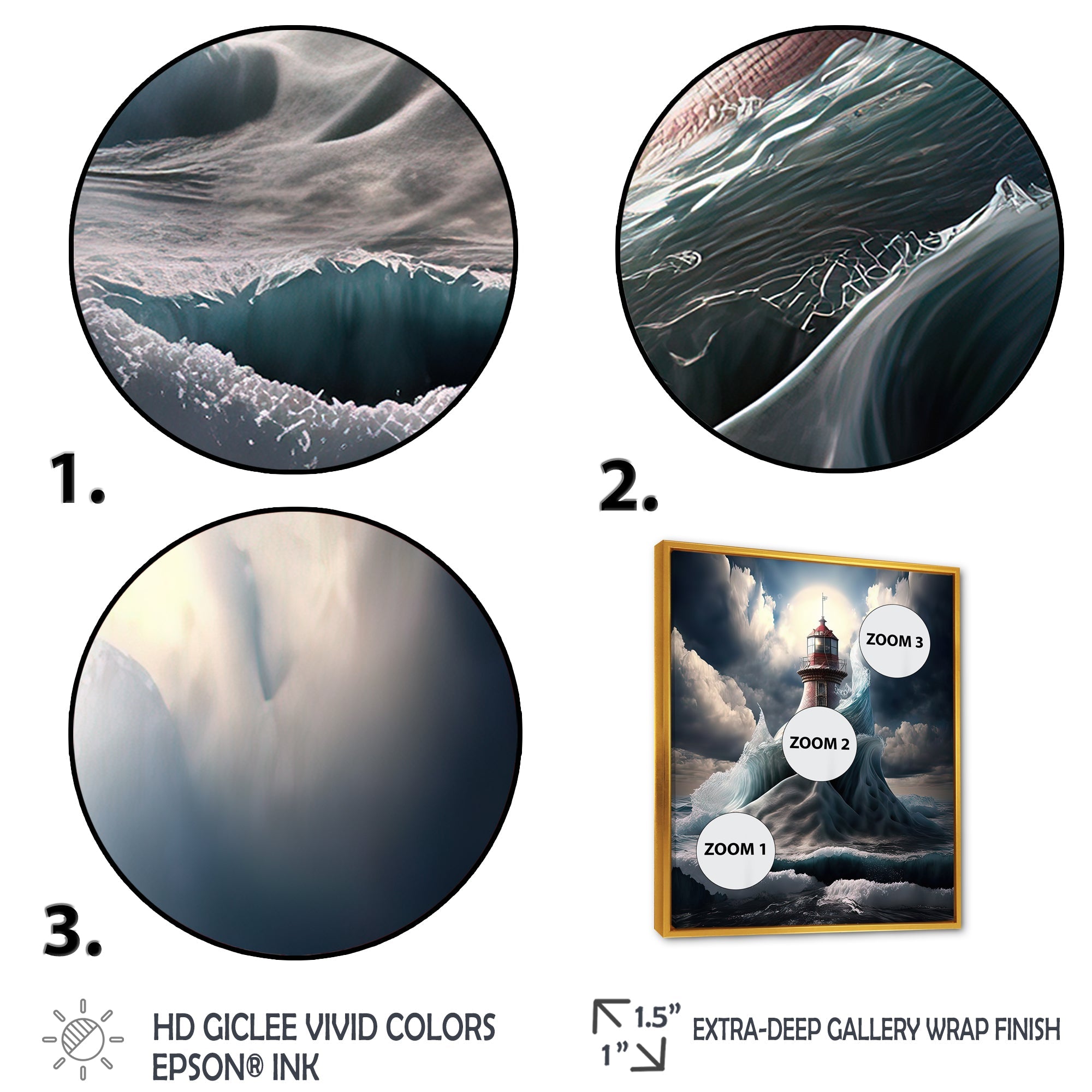 Fantasy Lighthouse In The Arctic Ocean VI