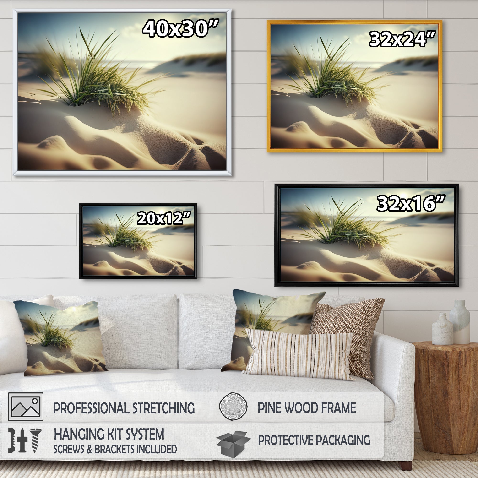 Grass On Sand Dunes I