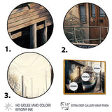 Rustic Port With A Fishing Boat IV