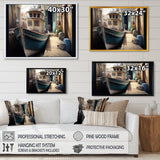 Rustic Port With A Fishing Boat VI