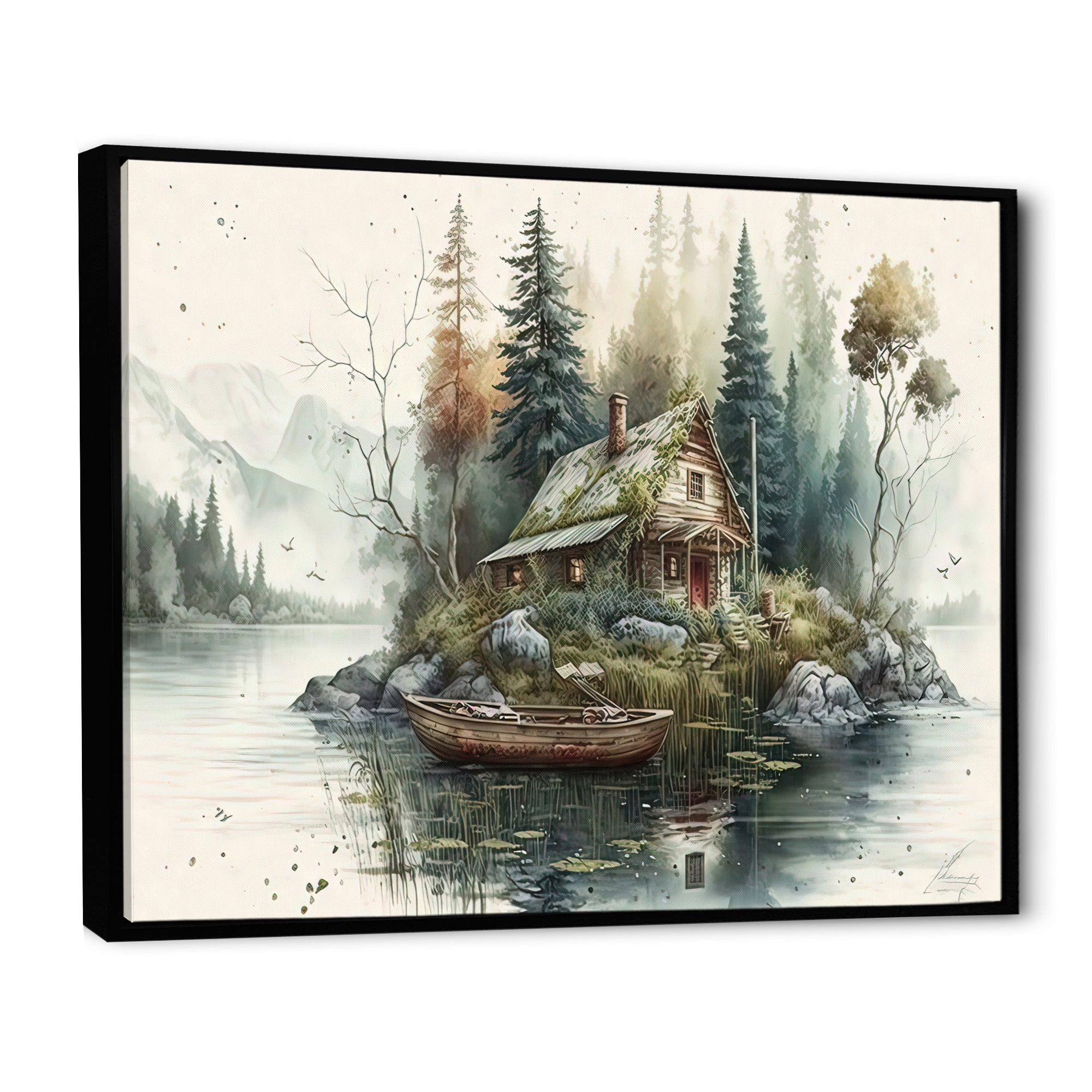 Fishing House By The Lake I