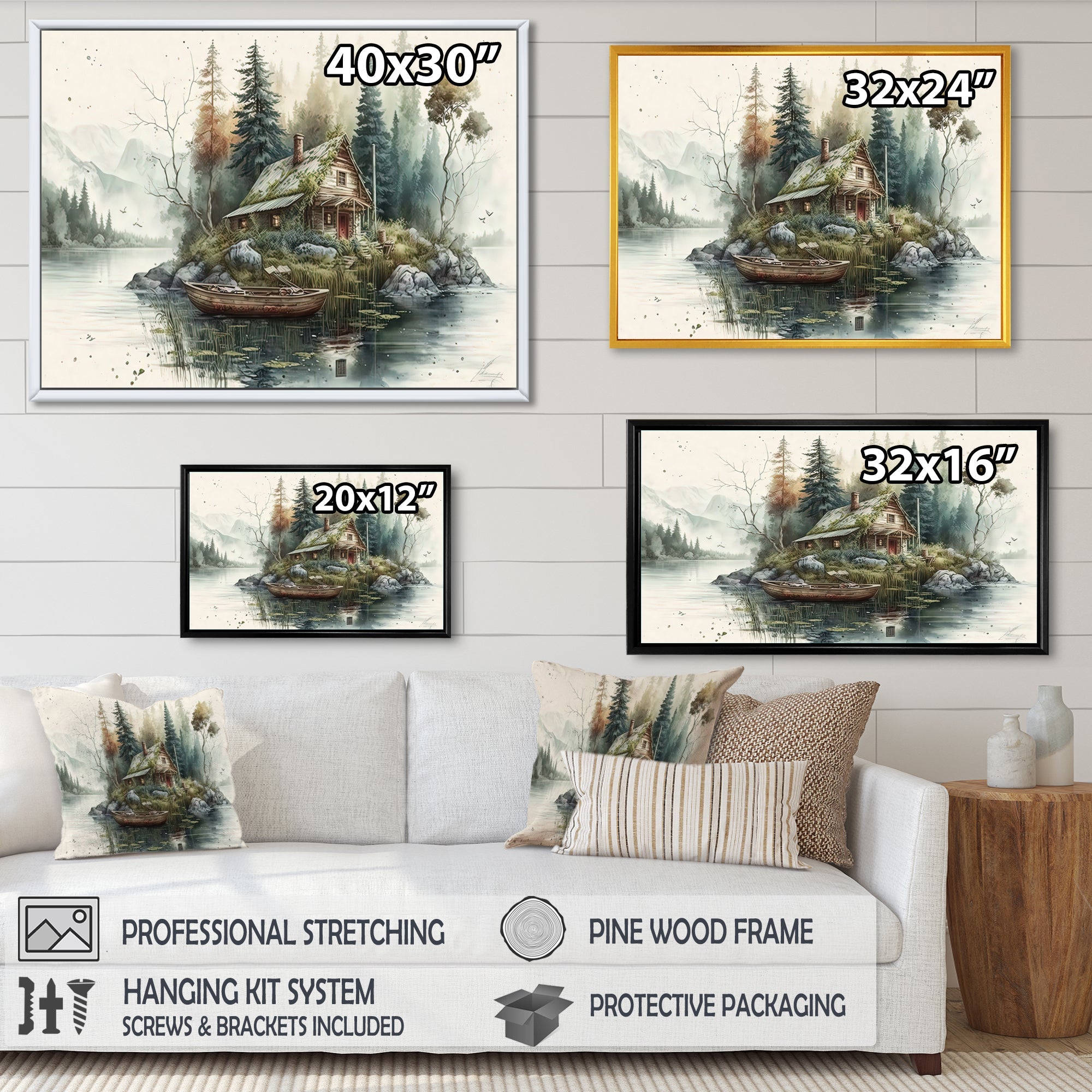 Fishing House By The Lake I