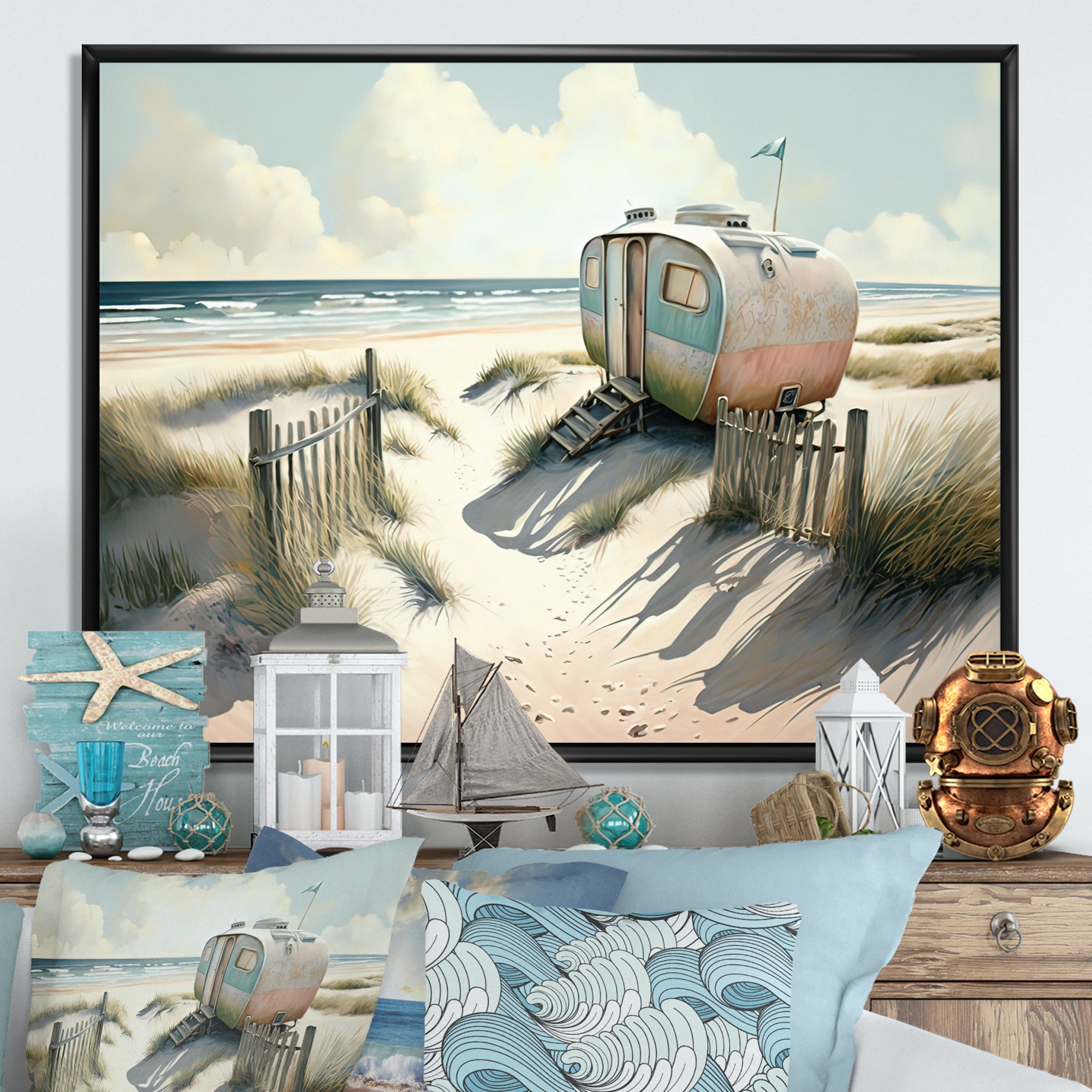 Camping On The Beach