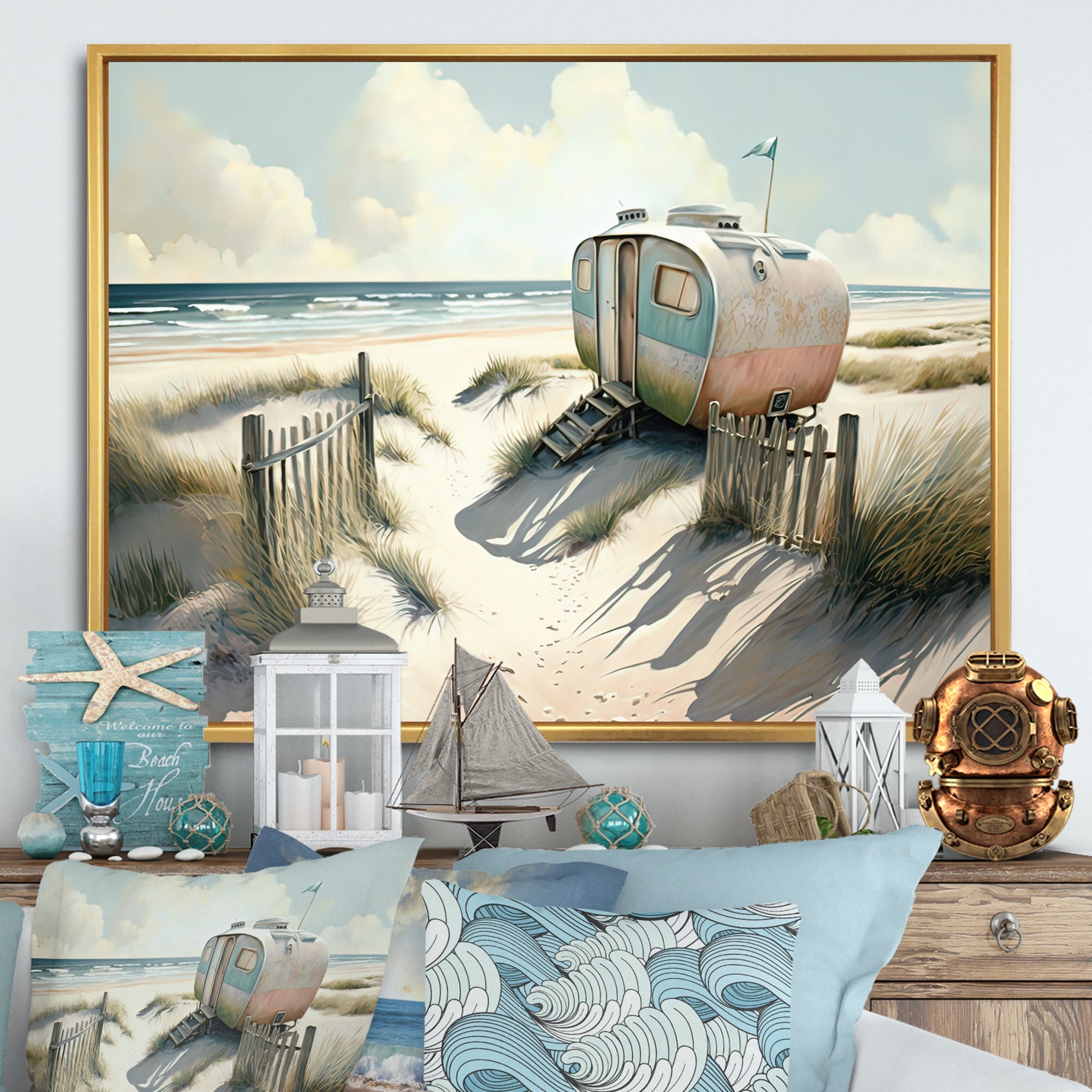 Camping On The Beach