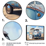 70S Surfing Van At The Beach III