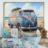 70S Surfing Van At The Beach III