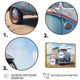 70S Surfing Van At The Beach III