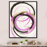 Pink And Gold Liquid Art