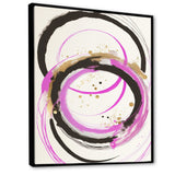 Pink And Gold Liquid Art