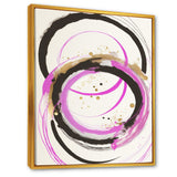 Pink And Gold Liquid Art