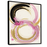 Pink And Gold Curves IV