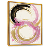 Pink And Gold Curves IV