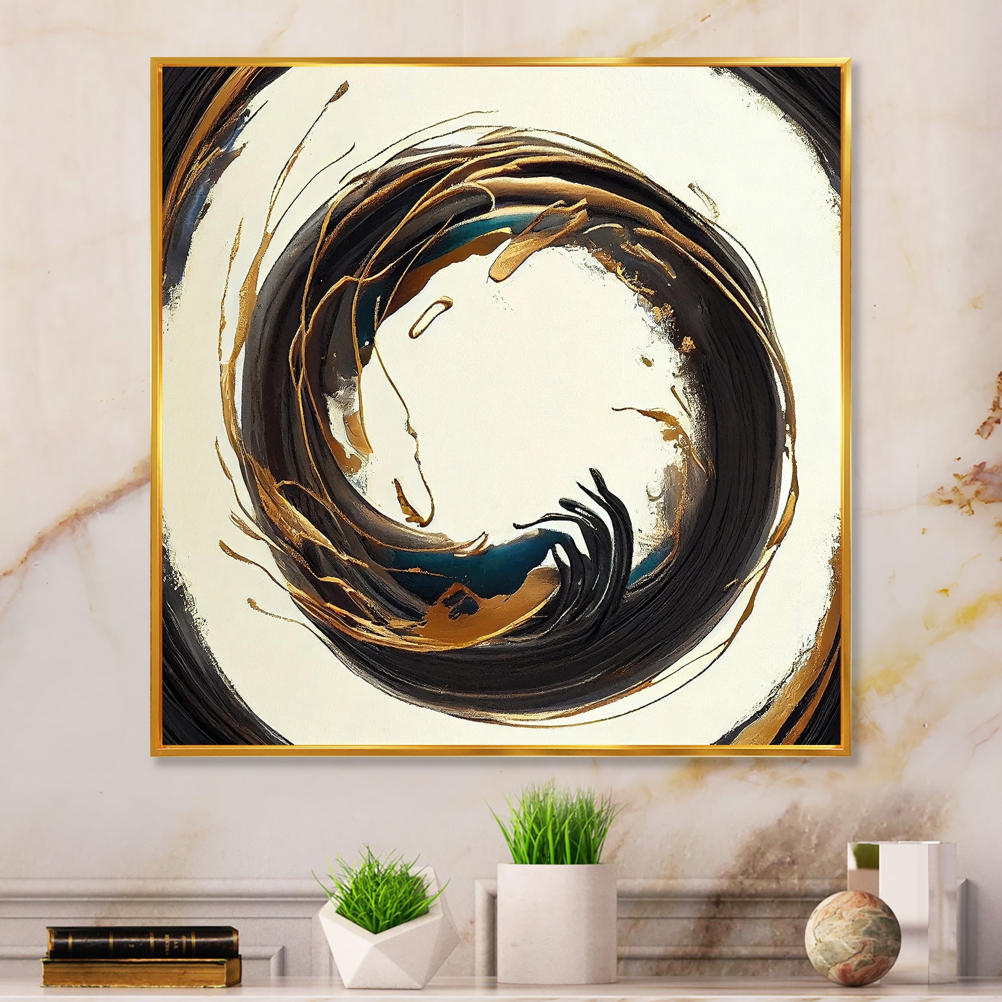 Gold Glamour Circle 1 II