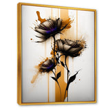 Orange Daisy Flower On Abstract Fusion II