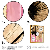 Pink Gerbera Flower On Abstract Fusion I